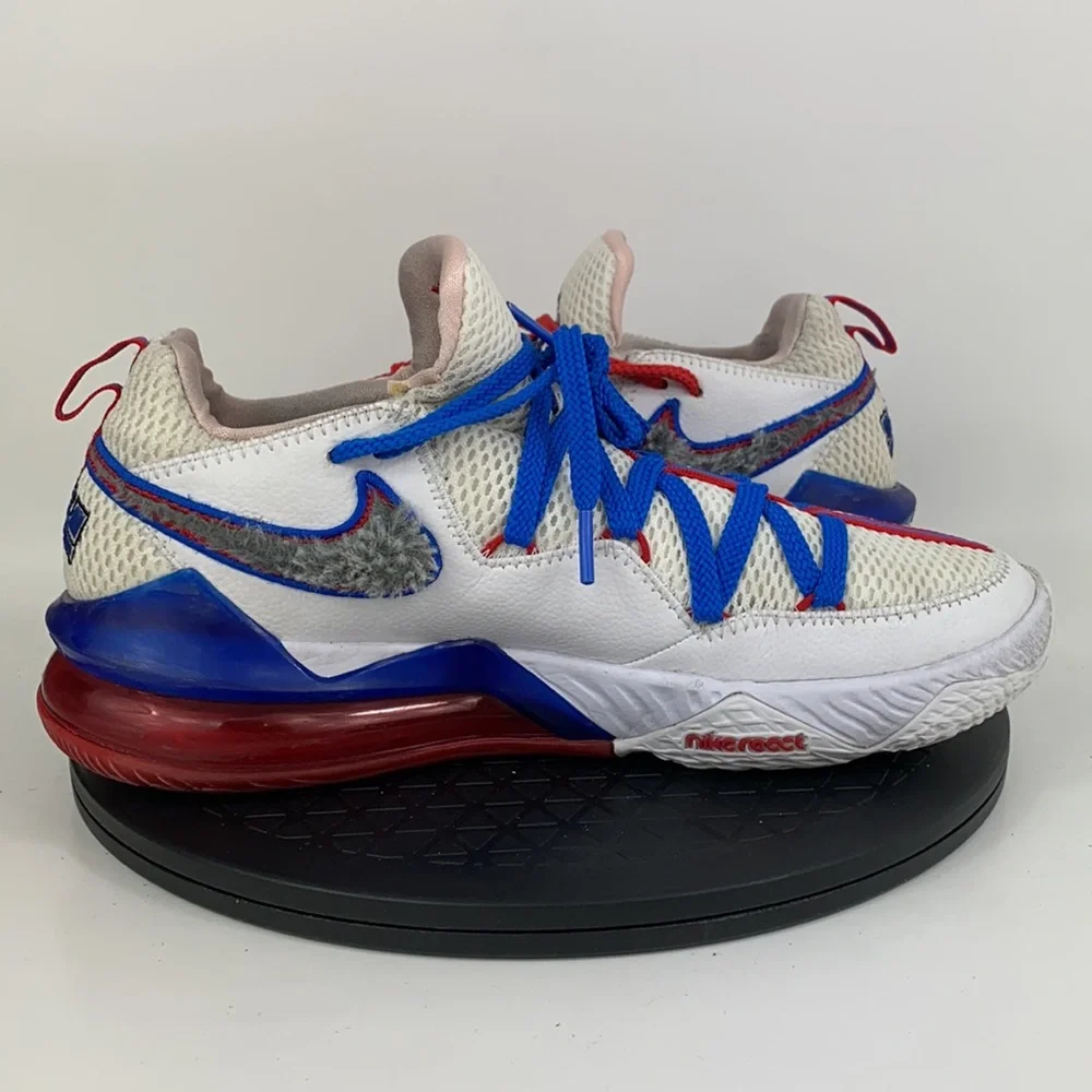 Nike LeBron 17 Low “Tune Squad’ Basketball Shoes CD5007-100 Men’s Size 9.5 - Picture 10 of 13